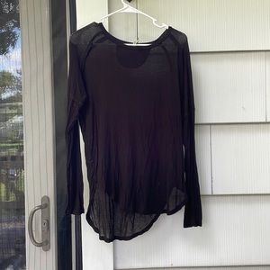 Black long sleeve shirt